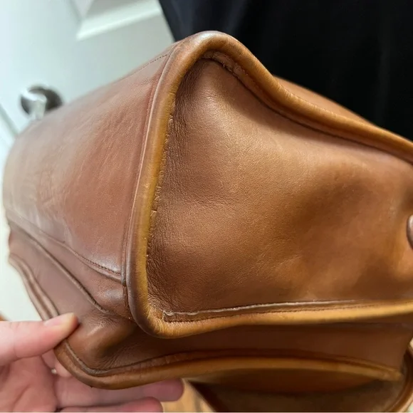 Vintage Coach Harrison Brown Leather Briefcase 5283 - Picture 13 of 16